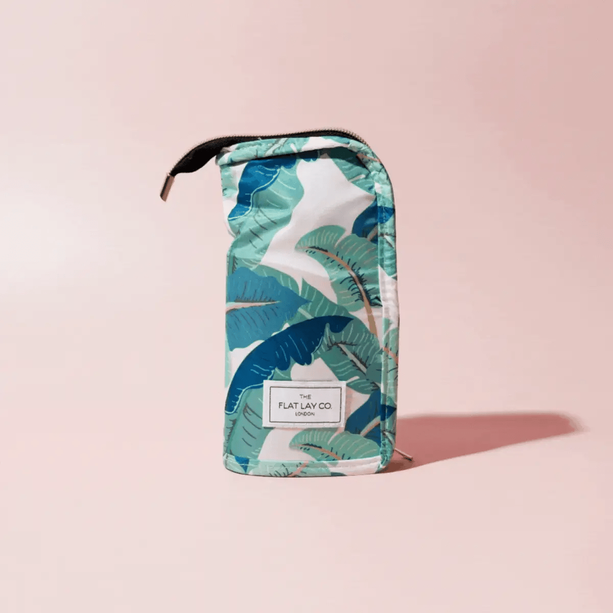 Standing Makeup Brush Case - Tropical Leaves The Flat Lay Co.