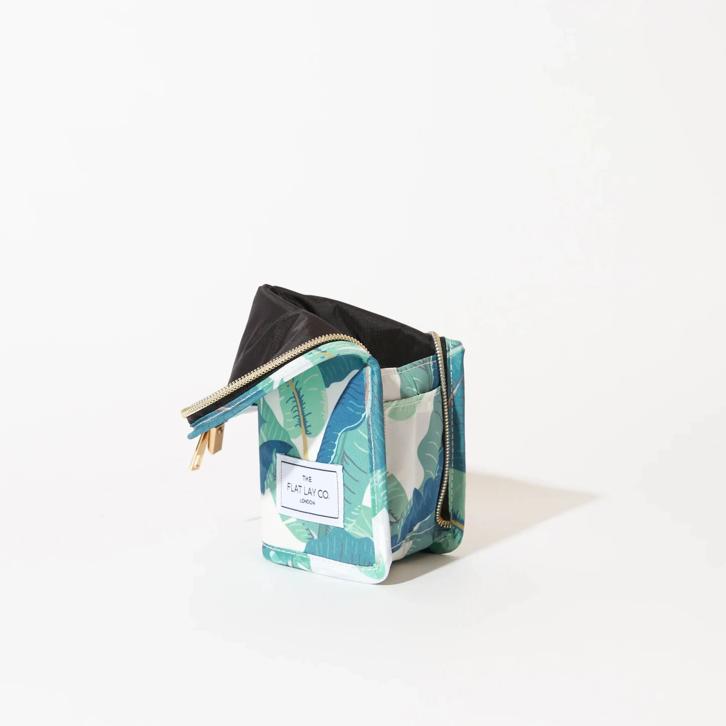Standing Makeup Brush Case - Tropical Leaves The Flat Lay Co.