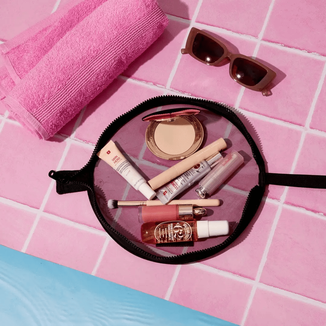 Lunar Flat Lay Makeup Pouch | Black The Flat Lay Co.
