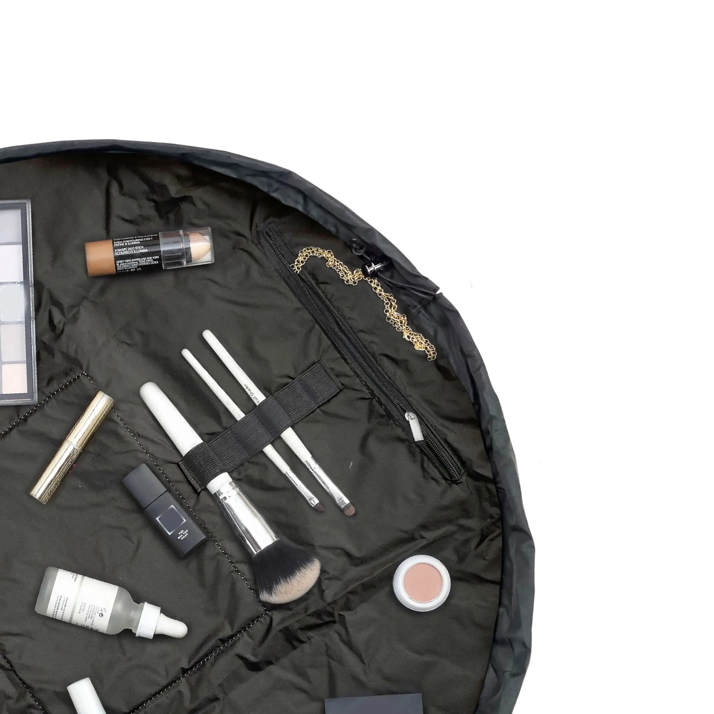 XXL Drawstring Flat Lay Makeup Bag | Black The Flat Lay Co.