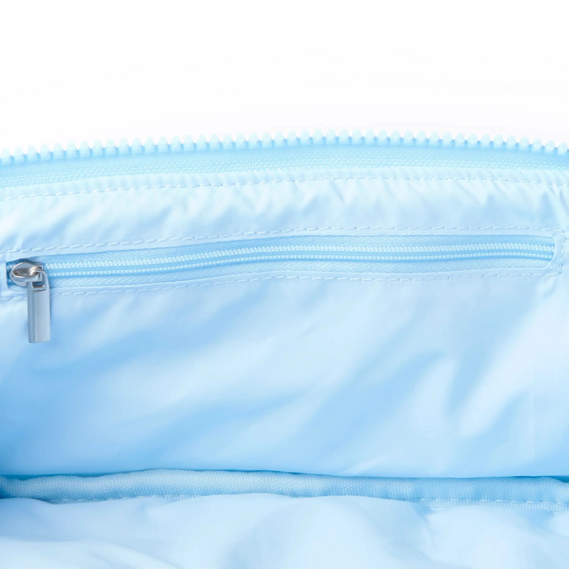 Marshmallow Flat Lay Makeup Box Bag | Blue Gingham The Flat Lay Co.
