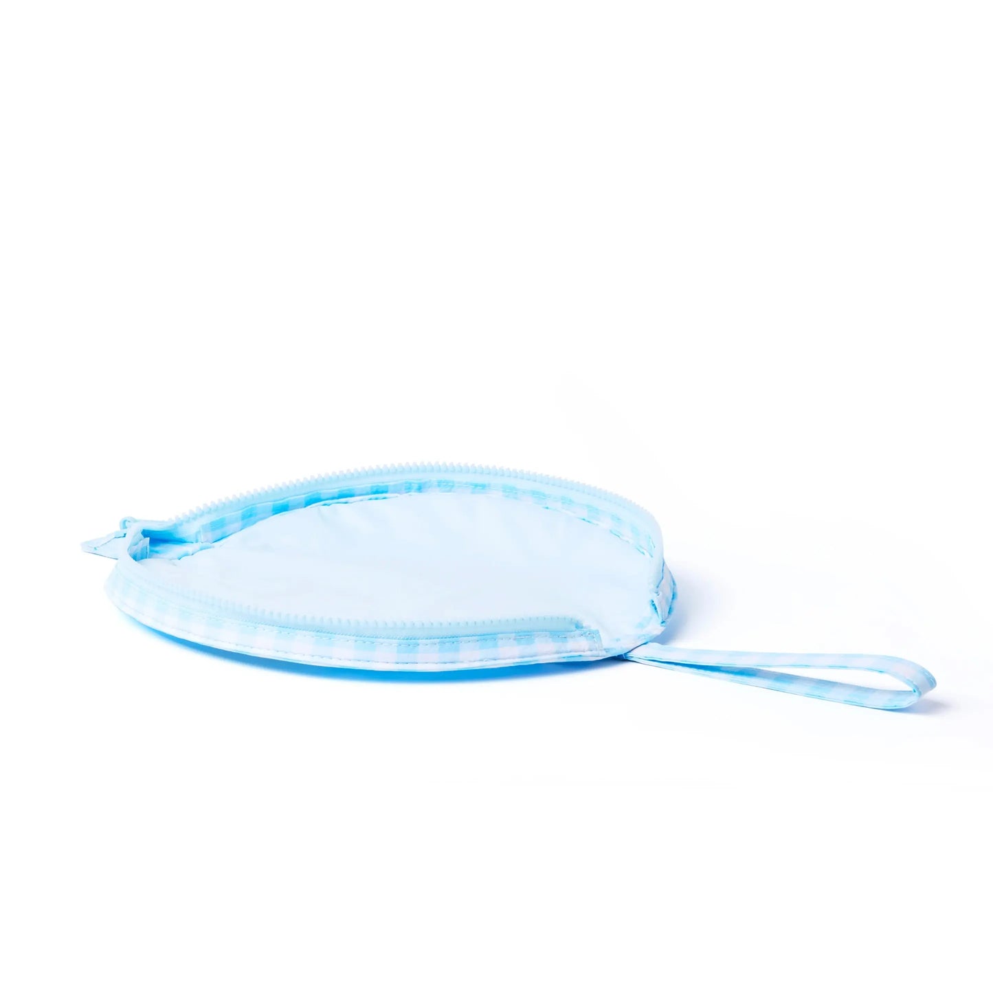 Lunar Flat Lay Makeup Pouch | Blue Gingham The Flat Lay Co.