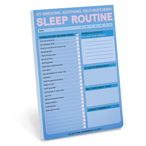 Sleep Routine Pad | Knock Knock