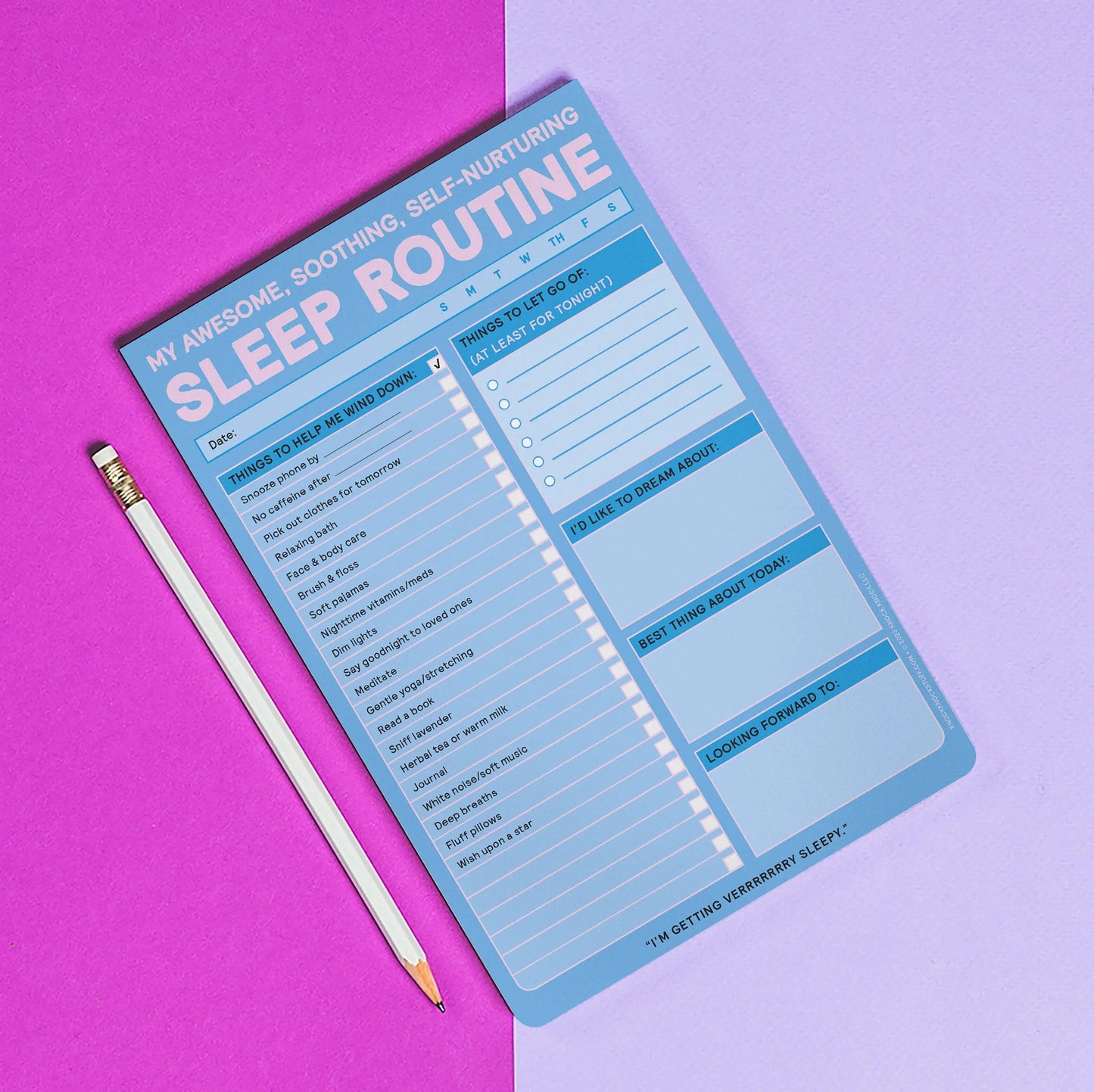 Knock Knock Sleep Routine Pad Abrams & Chronicle Books