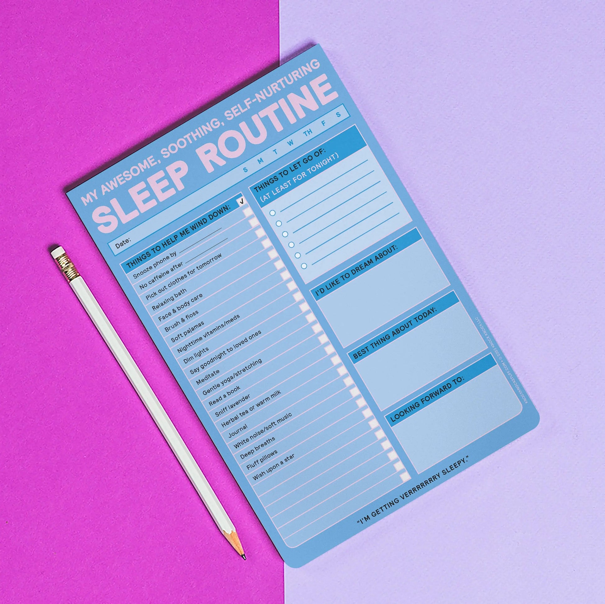 Knock Knock Sleep Routine Pad Abrams & Chronicle Books