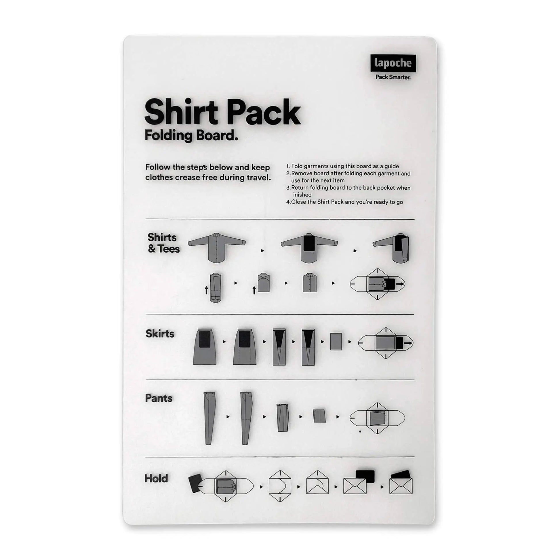 Lapoche Travel Shirt Pack: Spruce Lapoche
