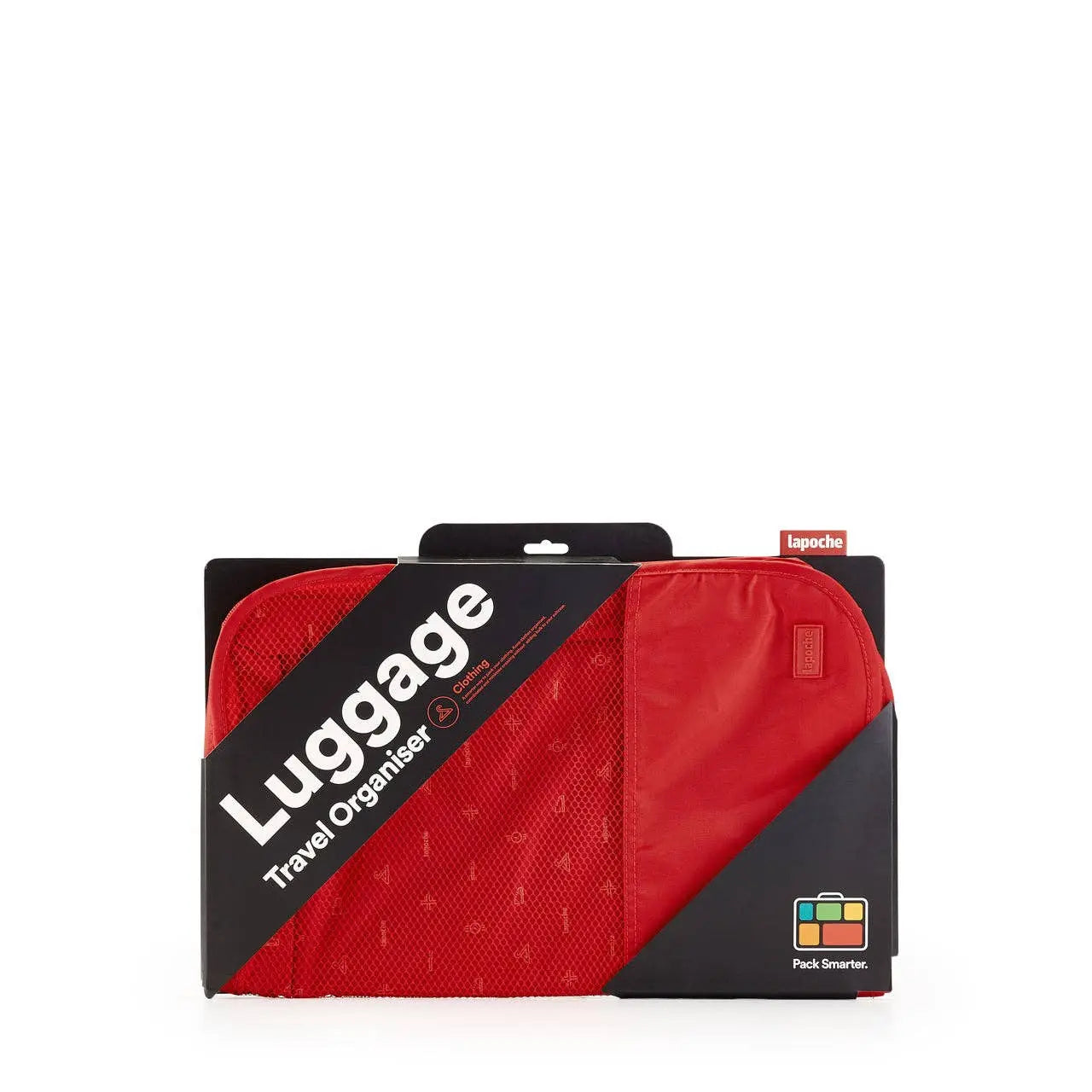 Lapoche Travel Luggage Organiser: Red / Medium Lapoche