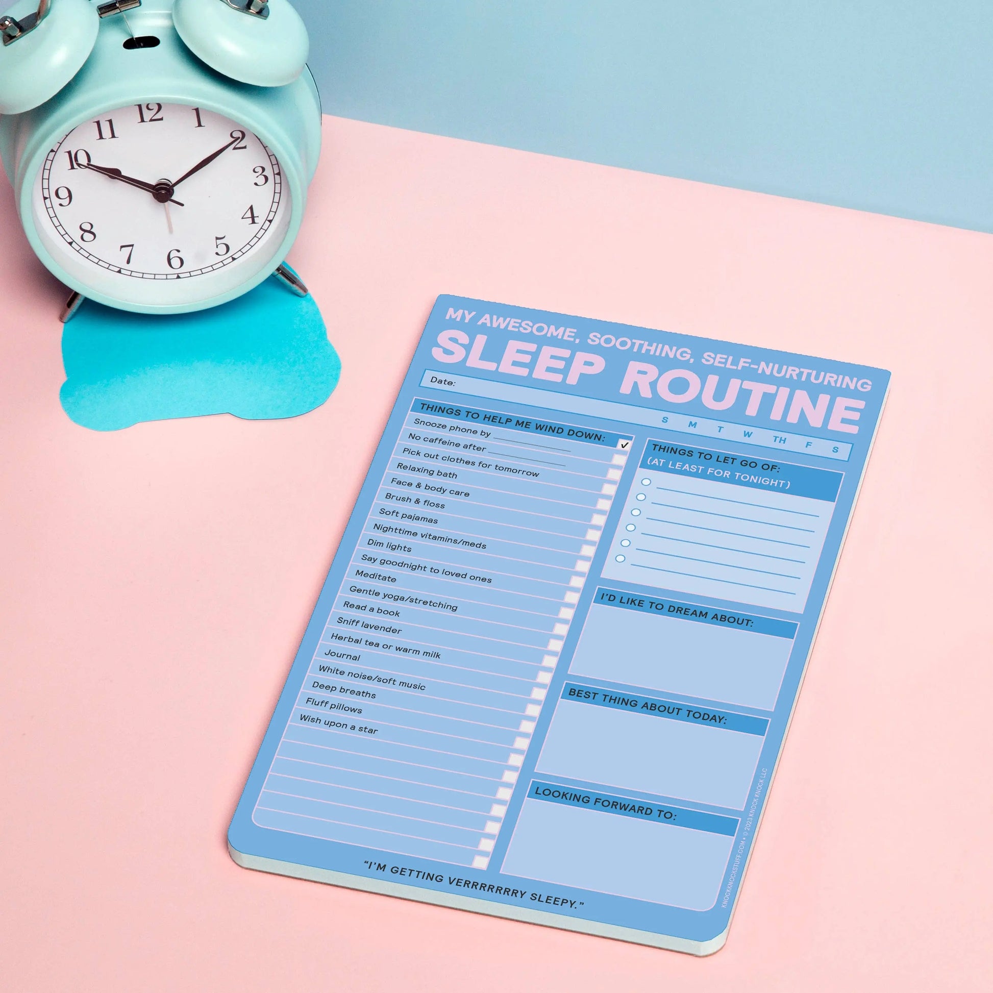 Knock Knock Sleep Routine Pad Abrams & Chronicle Books