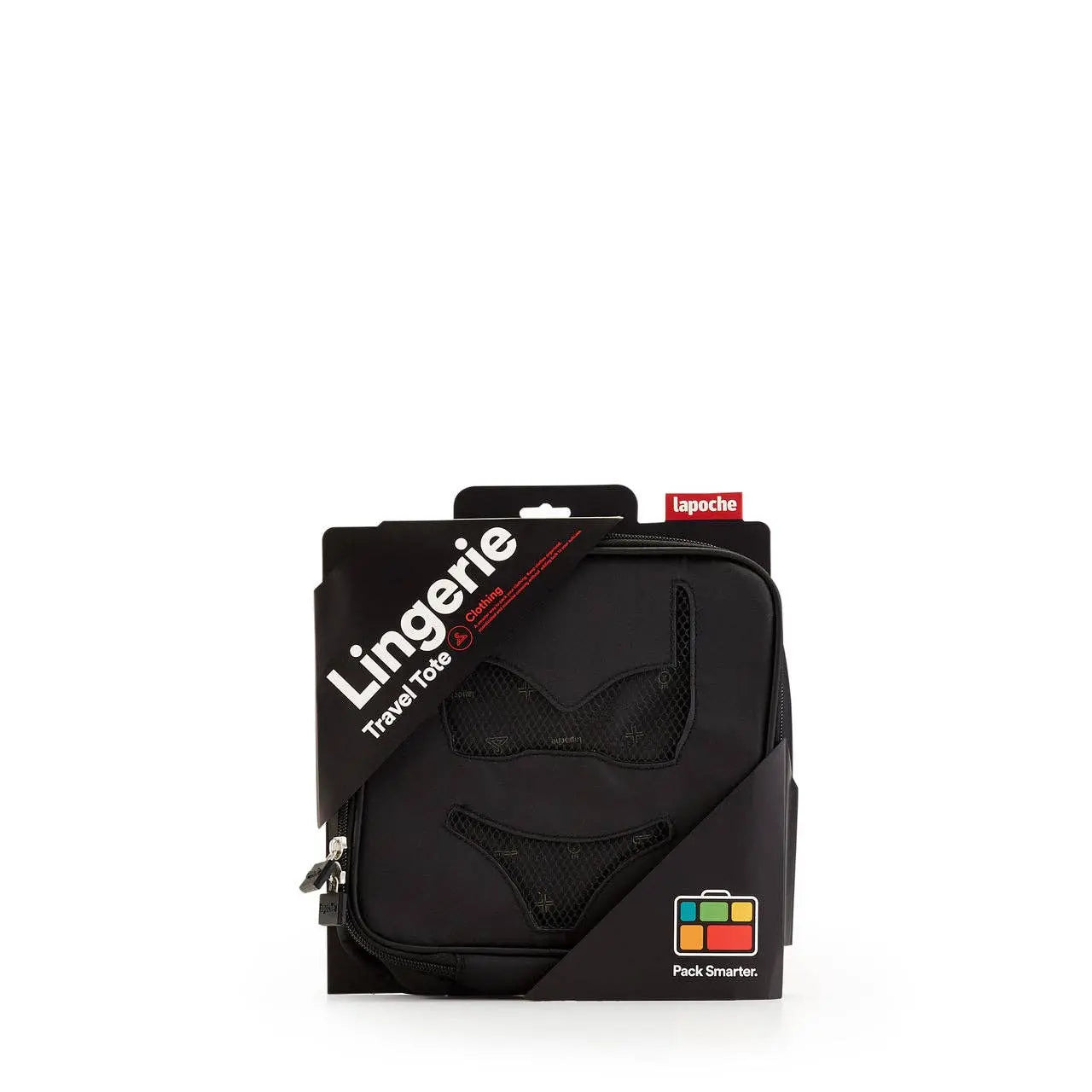Lapoche Travel Lingerie Tote: Black Lapoche