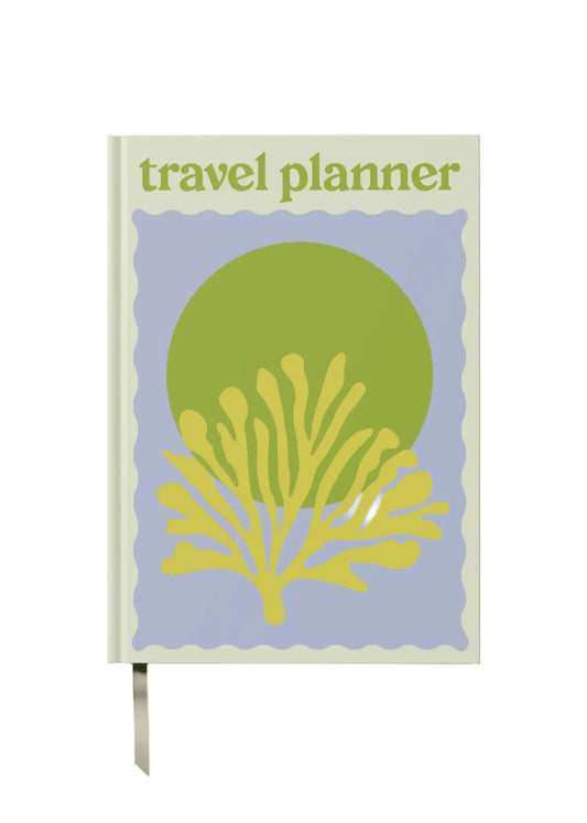 Travel Planner - A5 Hardback | Green Coral Yop & Tom