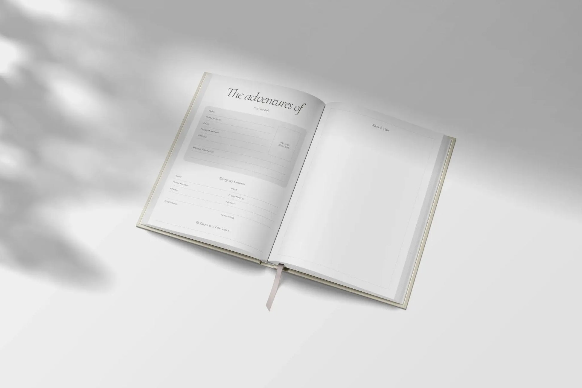 Travel Planner - A5 Hardback | Mountain Escape Yop & Tom