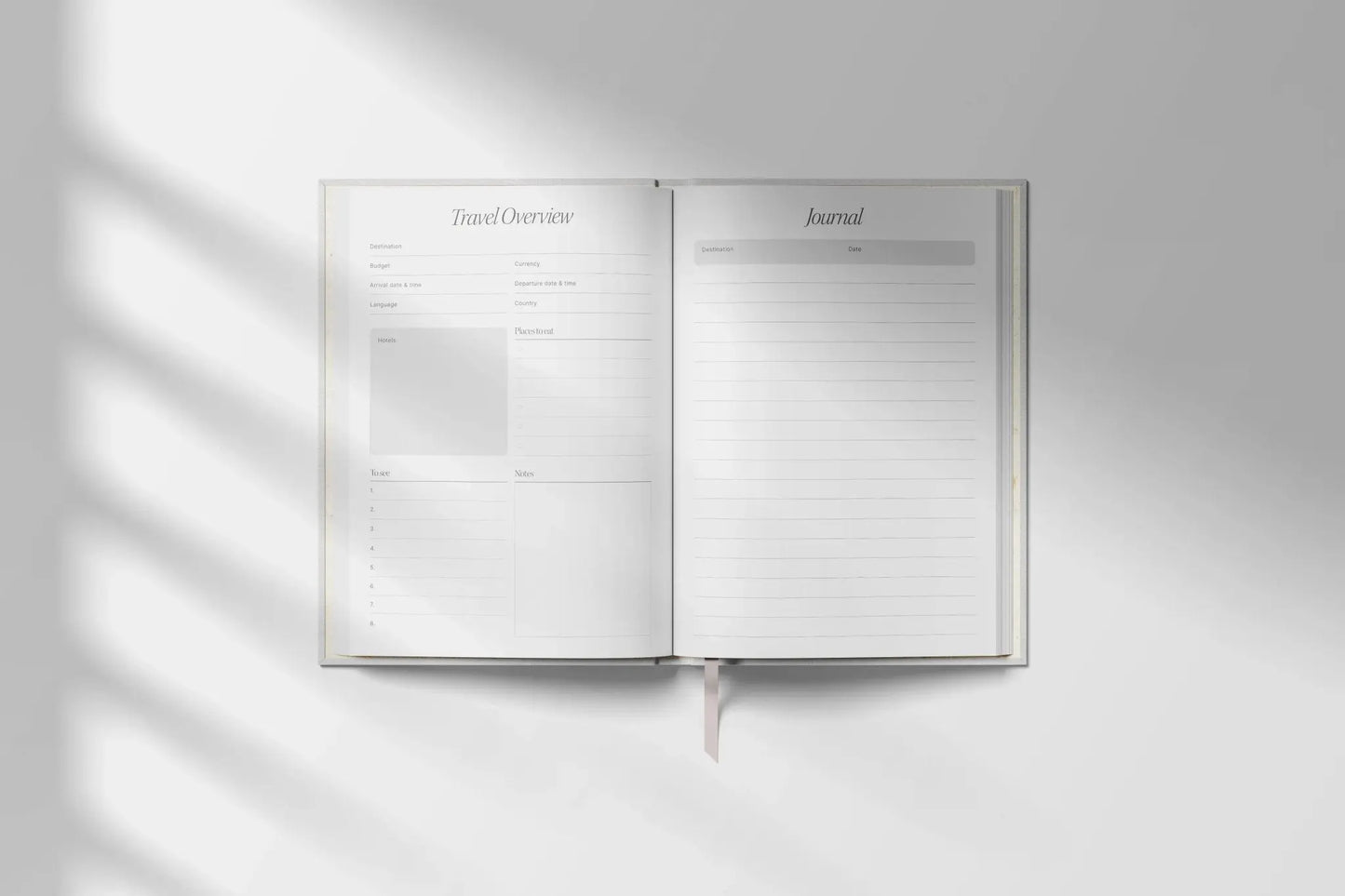 Travel Planner - A5 Hardback | Red Coral Yop & Tom