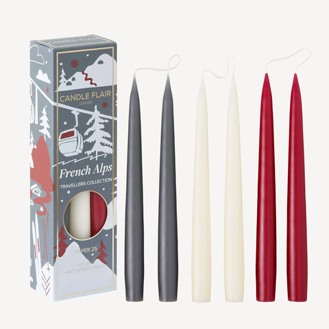 Candle Flair Travellers Collection Dinner Candles | French Alps
