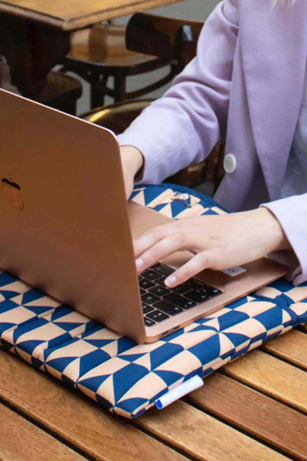 Navy Coffee | 13” Laptop Sleeve Kind Bag