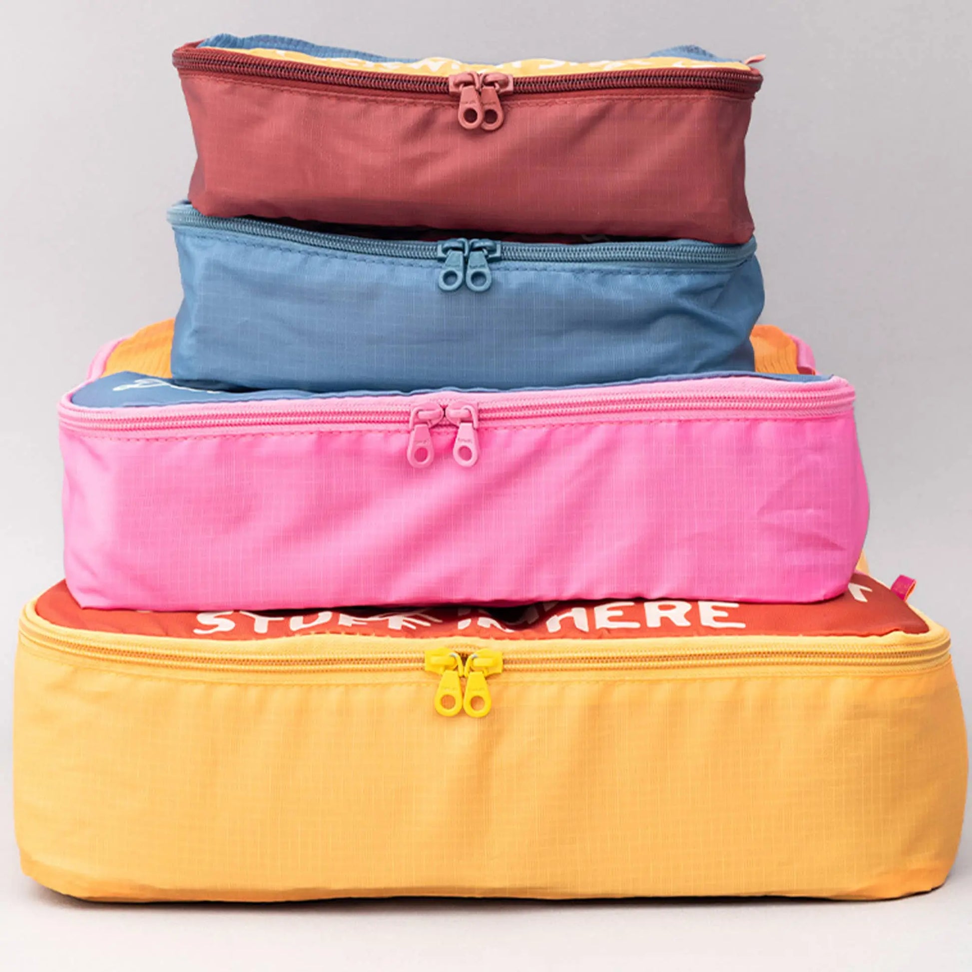 Packing Cube Set, Really Important Stuff Ban.do