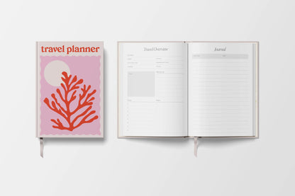 Travel Planner – A5 Hardback | Red Coral Yop & Tom