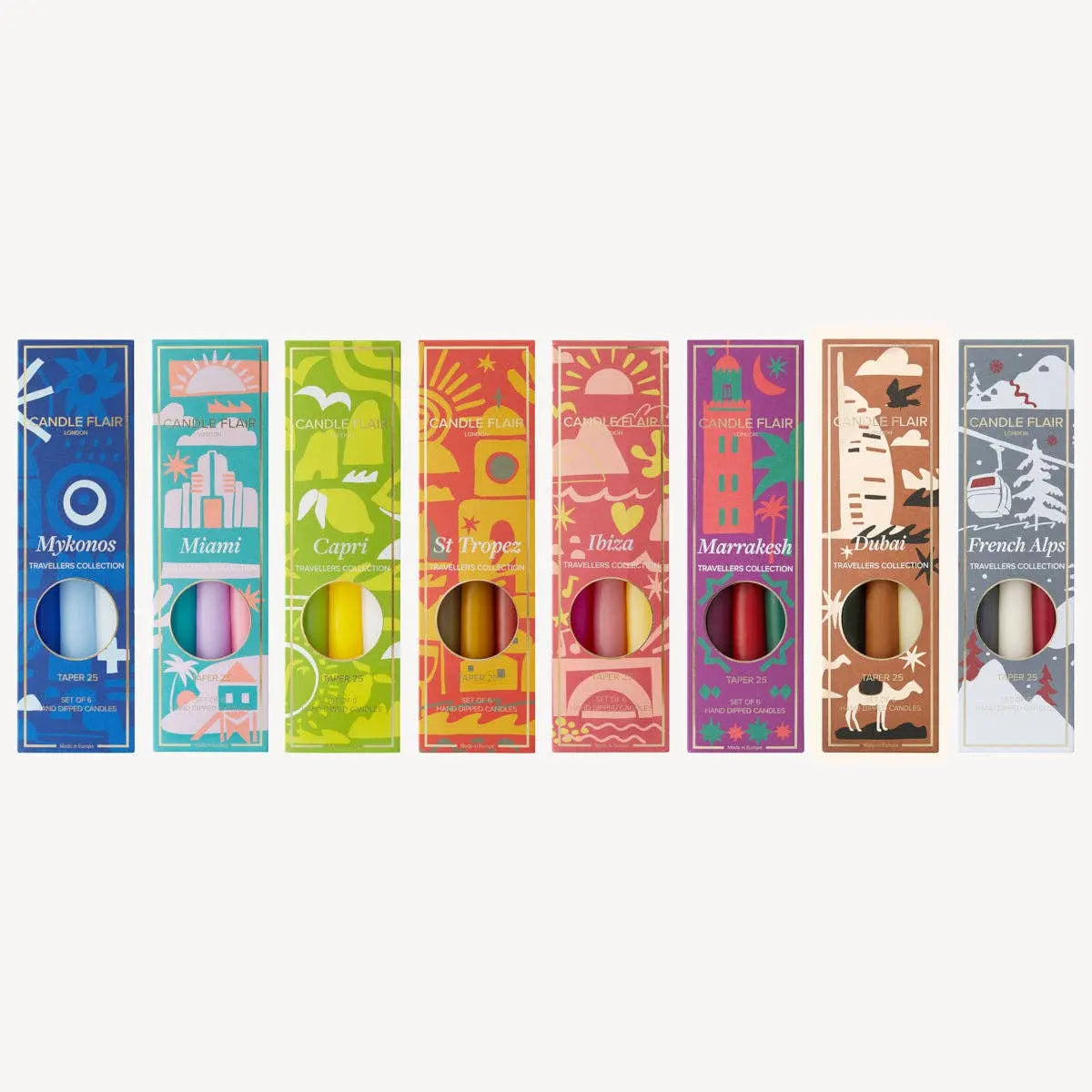 Candle Flair Travellers Collection Dinner Candles | Dubai