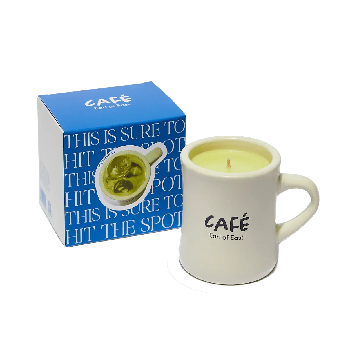 Café Candle | Iced Matcha | 300ml Earl Of East