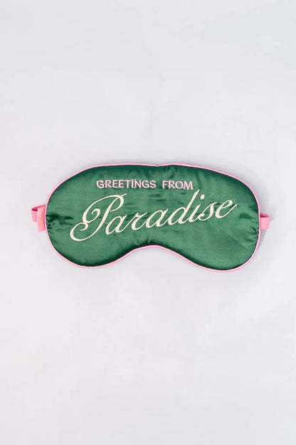 Getaway Eye Mask, Greetings from Paradise Ban.do