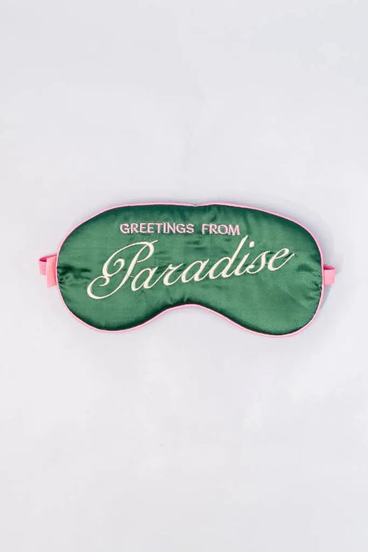 Getaway Eye Mask, Greetings from Paradise Ban.do