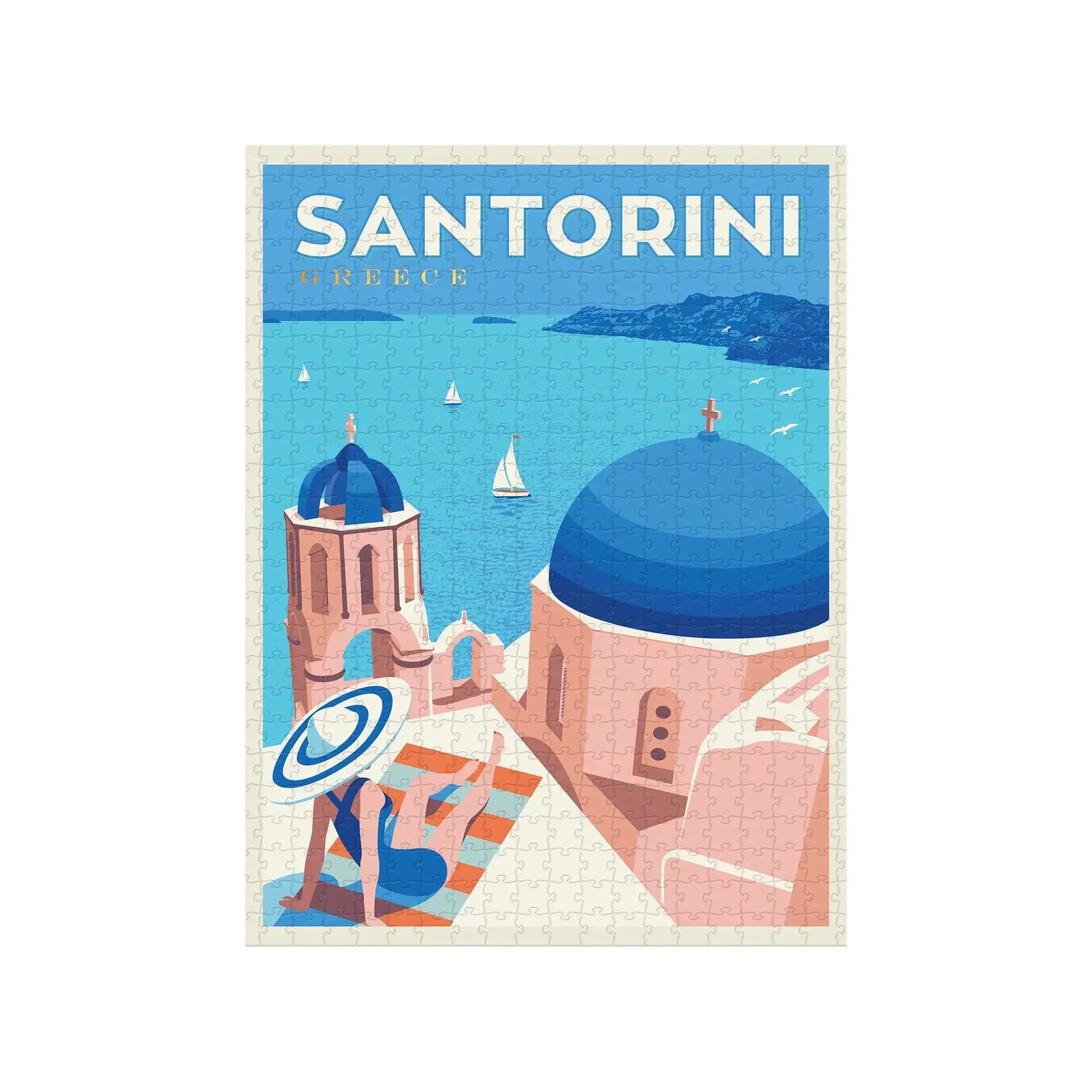 Frameable Puzzle (500 Pc) | Santorini Designworks Collective