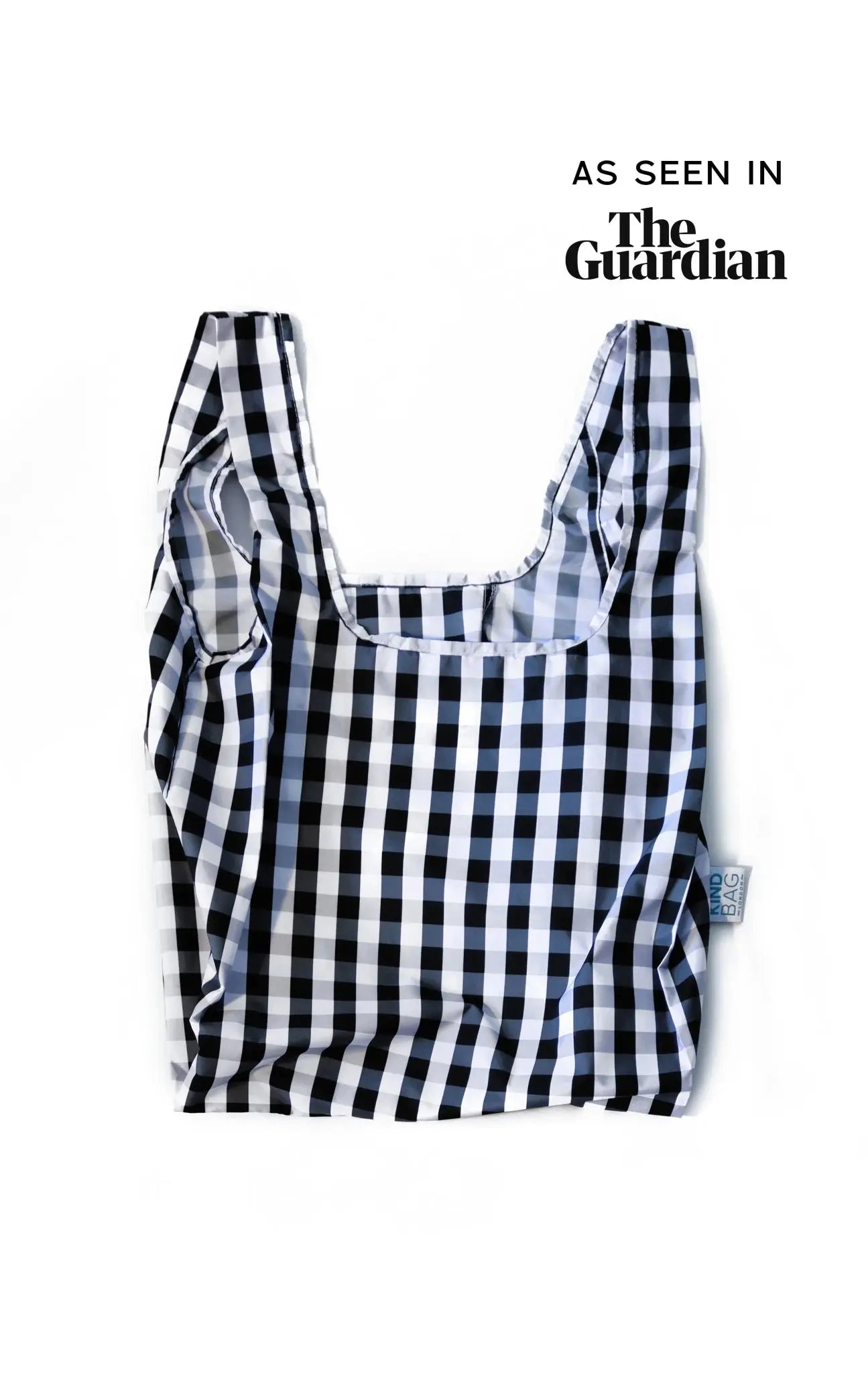 Gingham Black & White | Medium Kind Bag