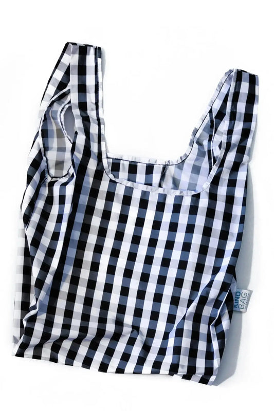 Gingham Black & White | Medium Kind Bag