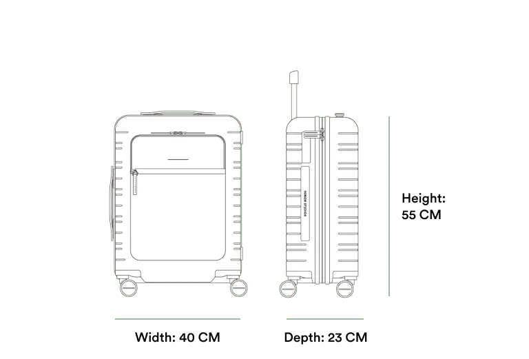 M5 Essential Cabin Luggage | 37L Horizn Studios