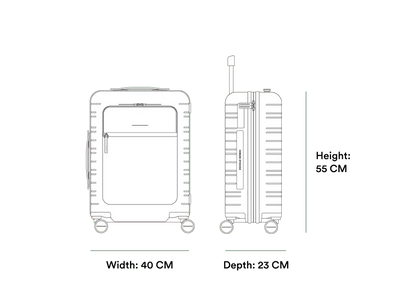 M5 Essential Cabin Luggage | 37L Horizn Studios