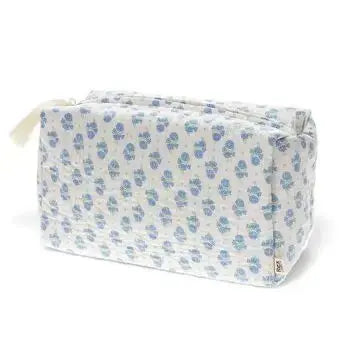 Quilted Wash Bag | Cornflower