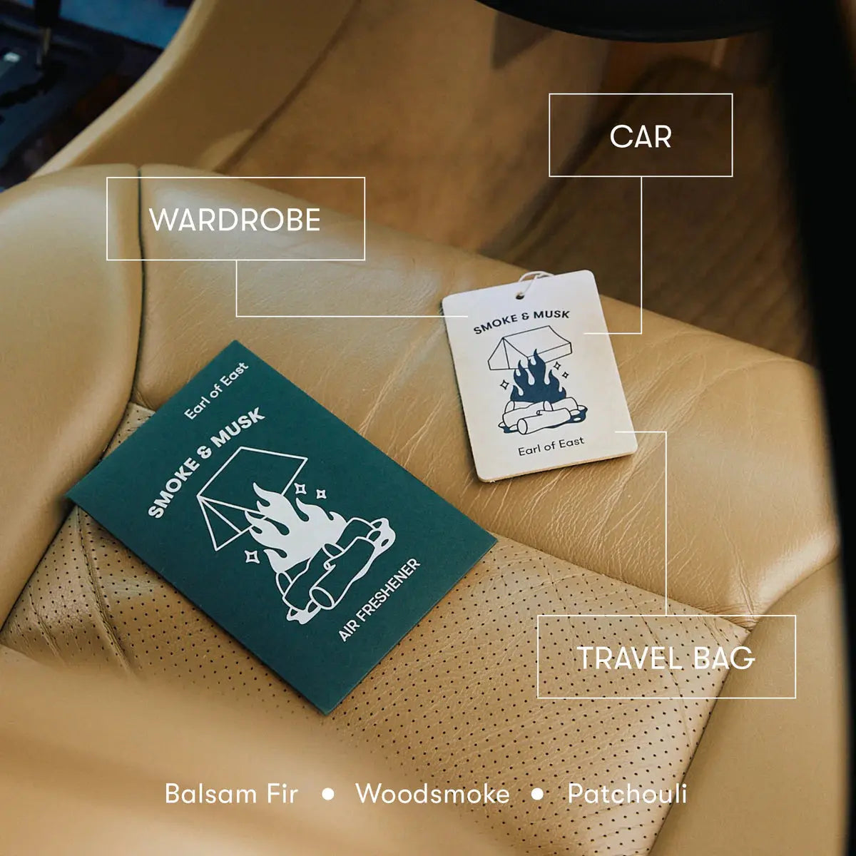 Air Freshener | Smoke & Musk Earl of East