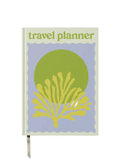 Yop & Tom Travel Planner | A5 Hardback Green Coral