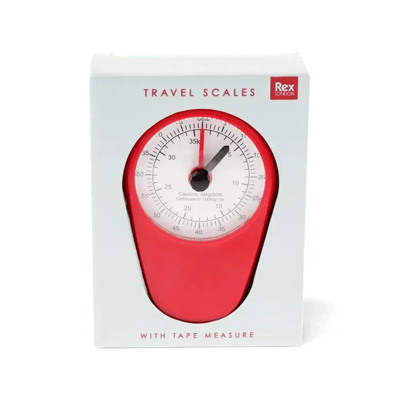 Travel Scale with Tape Measure Rex London